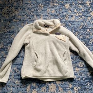 White Patagonia fleece